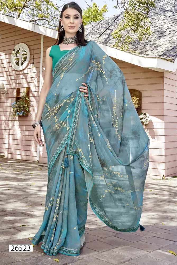 Ananta Vol 2 By Vallabhi Georgette Printed Sarees Exporters In India